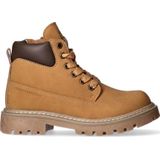 Tommy Hilfiger - Veterboots - Okerkleur - Vetersluiting - Synthetisch