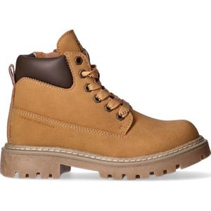 Tommy Hilfiger - Veterboots - Okerkleur - Vetersluiting - Synthetisch