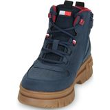 Tommy Hilfiger - Enkelboot - Imitatieleer - Zwart - Met Rits- en Vetersluiting