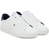 Tommy Hilfiger - Sneakers - Imitatieleer - Platte Zool - Vetersluiting