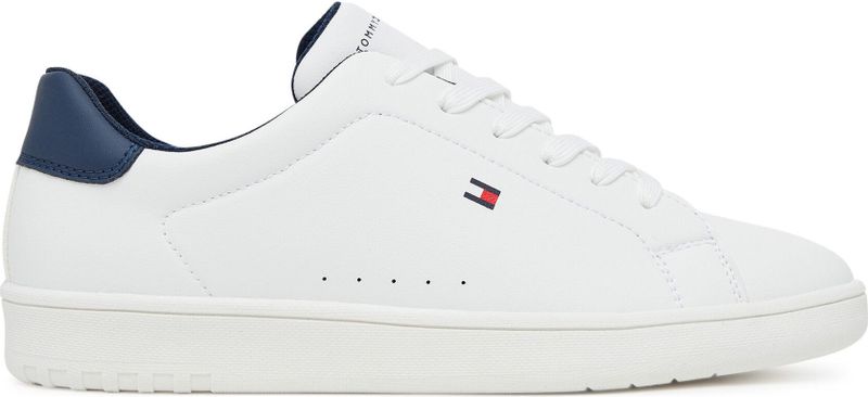 Tommy Hilfiger - Sneakers - Imitatieleer - Platte Zool - Vetersluiting
