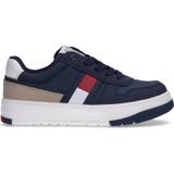 Tommy Hilfiger - Sneakers - Blue-white - Vetersluiting - Laag