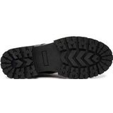 Tommy Hilfiger - Enkelboot - Imitatieleer - Zwart - Met Ritssluiting en Veters