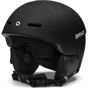 Briko, Helmet, uniseks, volwassenen, mat zwart, S