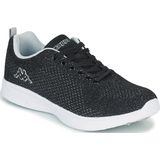 Kappa Logo Asivatw 2, gymschoenen voor dames, A3j Black Grey Silver, 37 EU