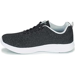 Kappa ASIVATW 2 Logo, gymschoenen voor dames, A3J zwart-grijs zilver, 40 EU, A3j Black Grey Silver, 40 EU