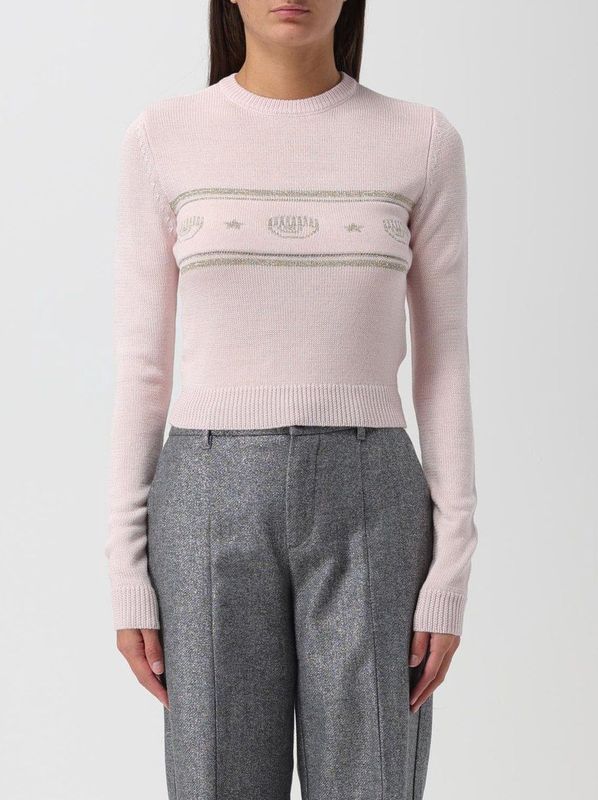 Chiara Ferragni Collection - Gebreide Trui - Veelkleurig - Wol