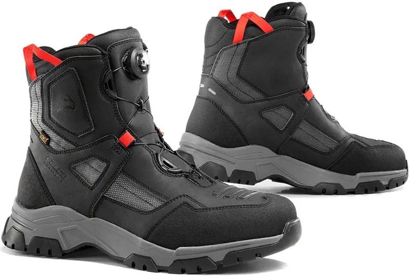 Falco - Arrakis - Motorlaarzen - Zwart - Synthetisch Leder