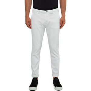 Replay - Zeumar - Chino - Wit - Slim Fit - Hyperflex Katoenmix Denim