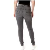 Replay - Skinny Fit Jeans - Grijs - Dames