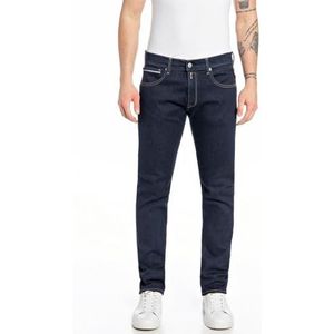 Replay Anbass Hyperflex Re-used Jeans heren,007, donkerblauw,28W / 32L