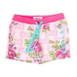 Replay Pg9590.052.29868km shorts voor babymeisjes, 010 Gedrukte bloemen