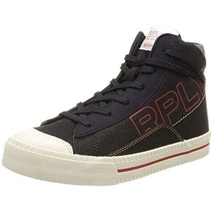 REPLAY SNAP JR MID sneakers, 1494 DENIM NAVY, 33 EU
