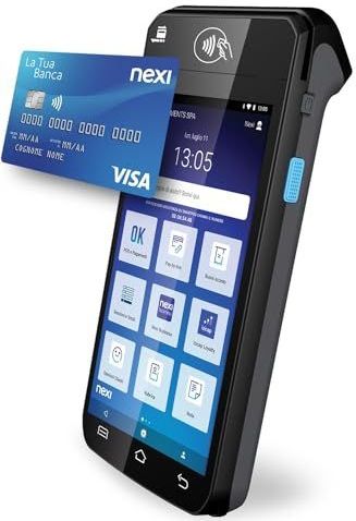 Nexi - SmartPOS Mini - Draagbare Contactloze Betaallezer - Zwart - Elektronisch