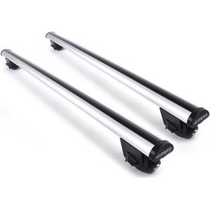 Dakdragers geschikt voor de Peugeot 2008 2020 en later met een gesloten dakrailing - Aluminium - Hoog laadvermogen 100kg - Merk Farad