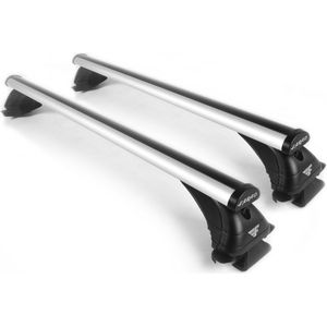 Dakdragers geschikt voor Mercedes ML-Klasse 2005 t/m 2011 open dakrailing - Aluminium - 100kg Laadvermogen - Merk Farad