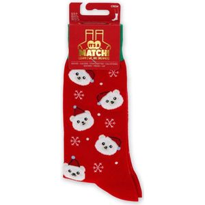 Legami - Kerstsokken Ijsbeer - Kindermaat 28-35 - 1 paar