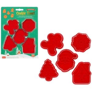 24 stuks uitsteekvormpjes Kerstmis, koekjessnijders, Kerstmis