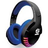 Celly, Draadloze speed-hoofdtelefoon, lijn Sparco, gaming over-ear hoofdtelefoon, functioneel design en verstelbare hoofdband, geïntegreerde microfoon en afstandsbediening, met ledlampen in
