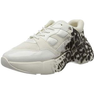 Pinko Rubino Animalier Sneakers voor dames, Veelkleurig (Wit Zwart Zz1)