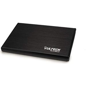 Vultech - Externe Behuizing - 2,5 Inch HDD - SATA - USB 3.0 - Metaal - Zwart