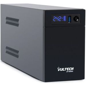 Vultech - UPS1400VA-LFP - UPS - Zwart - Lithium-ijzerfosfaat