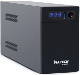 Vultech - UPS1400VA-LFP - UPS - Zwart - Lithium-ijzerfosfaat