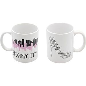 Sex & The City Keramische mok - 320 ml - in geschenkverpakking 12x9x10 cm