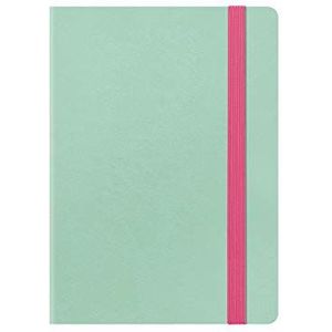Diary inlegzool met notebook, 18 maanden, 2019/2020 - Aqua