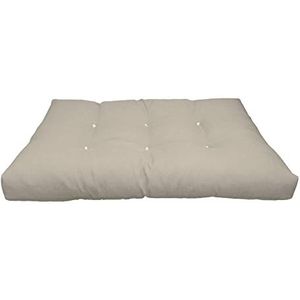 Rebecca Mobili Tuinkussen, palletkussen, 120 x 80 cm, polyester, beige, vulling, hoogte 19 cm, voor woonkamer, meubels terras - art. RE6723