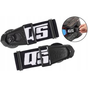 QUICK STRAP - Snelmontage Band voor Motorbrillen - Zwart