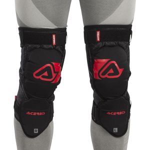 Kniebeschermers Acerbis Soft X Zwart-Rood