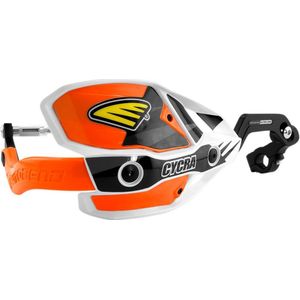 Cycra Ultra Probend CRM 1-1/8″, handguards, Oranje/Wit