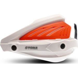 CYCRA - Voyager - Handbeschermer - Wit - Oranje - Geschikt voor KTM 390 Adventure