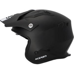 Acerbis Motorradhelm Aria 2023 Solid Jethelm, integriertes Sonnenvisier