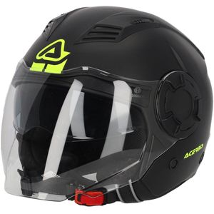 Acerbis - Vento - Jethelm - Zwart - Polycarbonaat