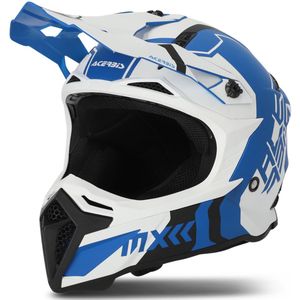 Acerbis - Profile 5 - Crosshelm - Wit Blauw - Polycarbonaat