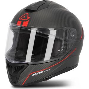 Integraalhelm Acerbis Tarmak Zwart-Rood