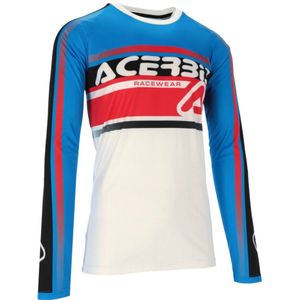 Acerbis MX Linear Lugo Wit Blauw Cross Jersey - Maat XXL - Shirts