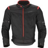 Acerbis - Ramsey Vented 2.0 - Textiele Motorjas - Zwart Rood
