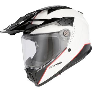 Acerbis - Attack Logo - Adventure Integraalhelm - Wit Zwart Rood