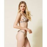 Twin-set - Beugelbeha - Geruit - Niet-gewatteerd - Brede Schouderbandjes