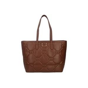 Twinset Verhoog je stijl met de Twin Set Shopper Tas , Brown , Dames , Maat: ONE Size