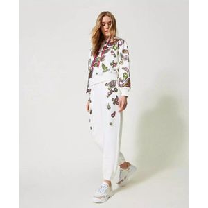 Twinset - Ricamo - Trainingspak - Wit - Katoen