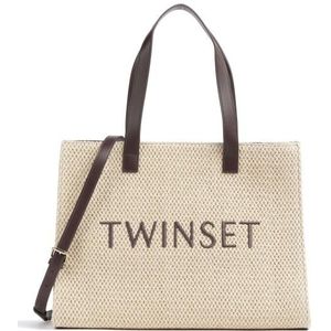 Twinset Shoulder Bags , Beige , unisex , Maat: ONE Size