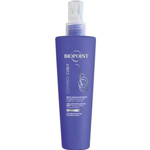 Biopoint Control Curly Leave-In Active Spray No Rinse, Anti-Frizz, Remodeling en Verkwikkend, Definieert Krullend Haar en Geeft Lichaam en Voeding, 200 ml