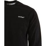 Off White - Hoodie - Zwart - Katoen