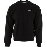 Off White - Hoodie - Zwart - Katoen