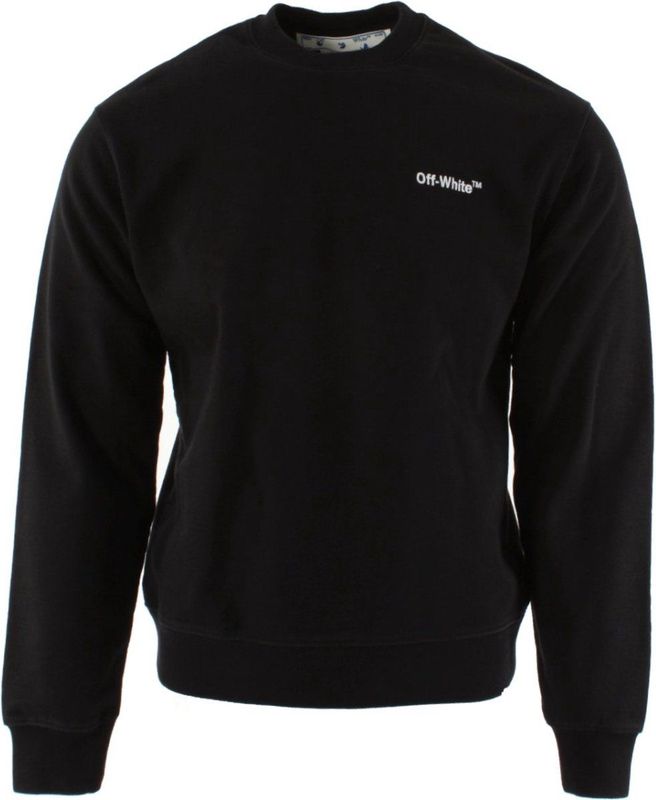 Off White - Hoodie - Zwart - Katoen