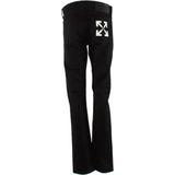 Jeans - Zwart - 100% Katoen - Flared Design